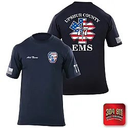 "UPSHUR COUNTY EMS" 5.11 STATION WEAR SHORT SLEEVE T-SHIRT