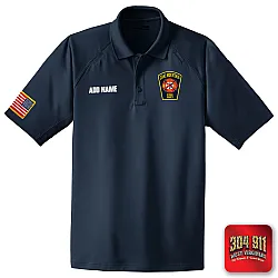 "COAL MOUNTAIN VOLUNTEER FIRE DEPARTMENT" (EMBROIDERY) CornerStone® - Select Snag-Proof Tactical Polo (NAVY)