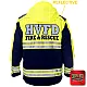 "HANOVER VOL FIRE DEPT" GAME - HIGH VIZ RESCUE JACKET PARKA (NAVY)