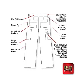 Rothco Women's EMT Pants - BLACK