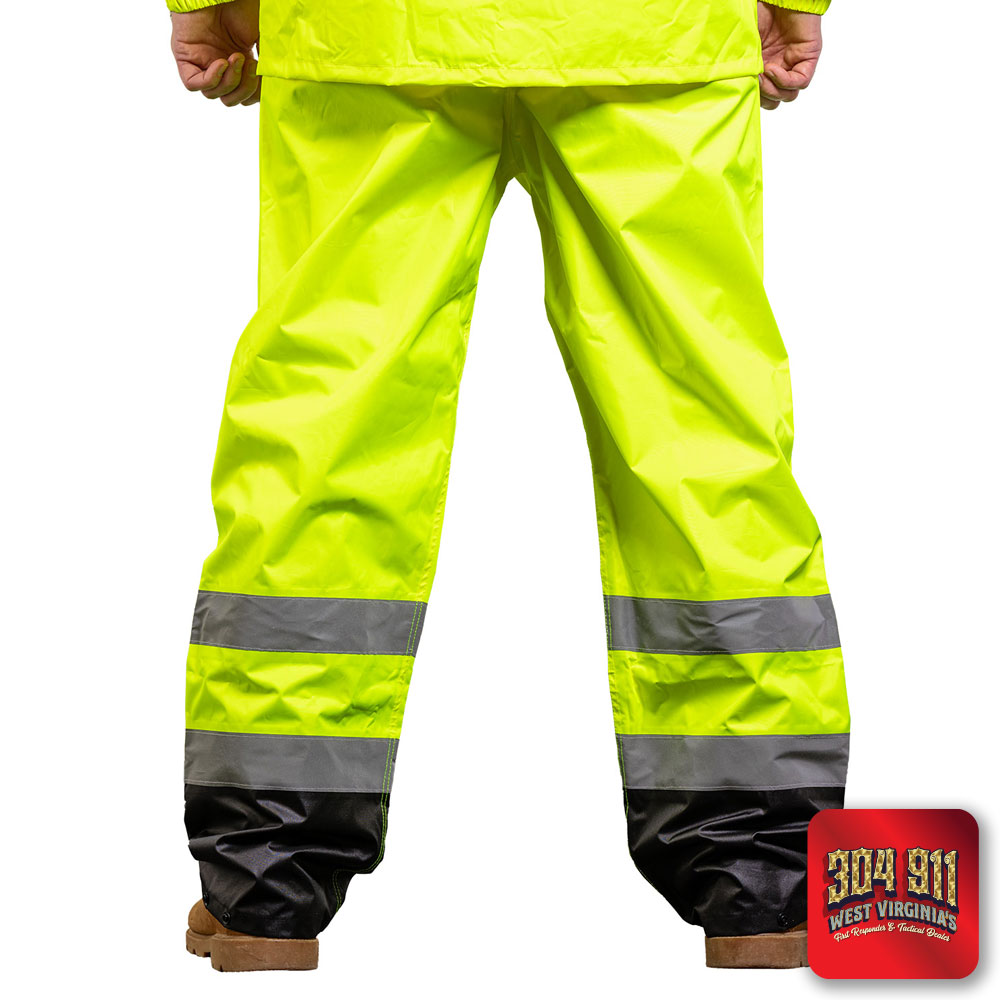 "BLANK" GAME - The Econo Rain Pants (NEON LIME)