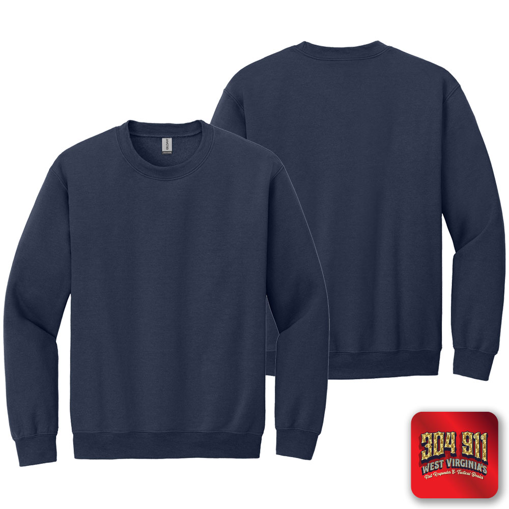 "BLANK SHIRT, HOODY, and SWEATSHIRT" (NAVY) JERZEES® - NuBlend® Crewneck Sweatshirt