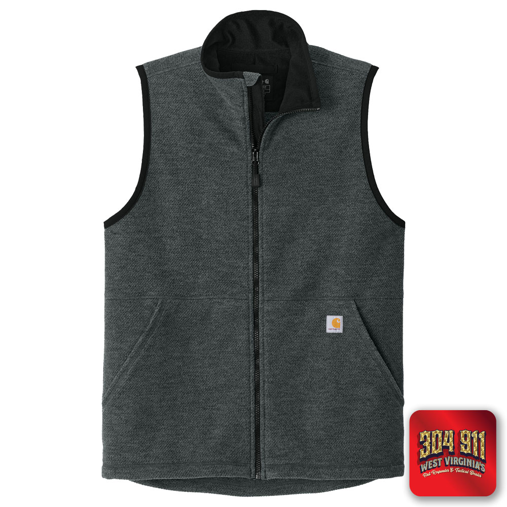 "BLANK" (CARBON HEATHER) Carhartt® Textured Fleece Vest