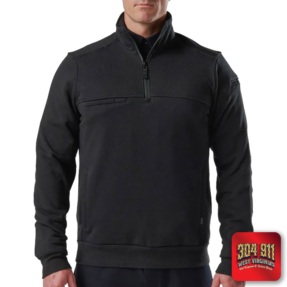 "BLANK" 5.11 JOB SHIRT 1/4 ZIP 2.0 (BLACK)