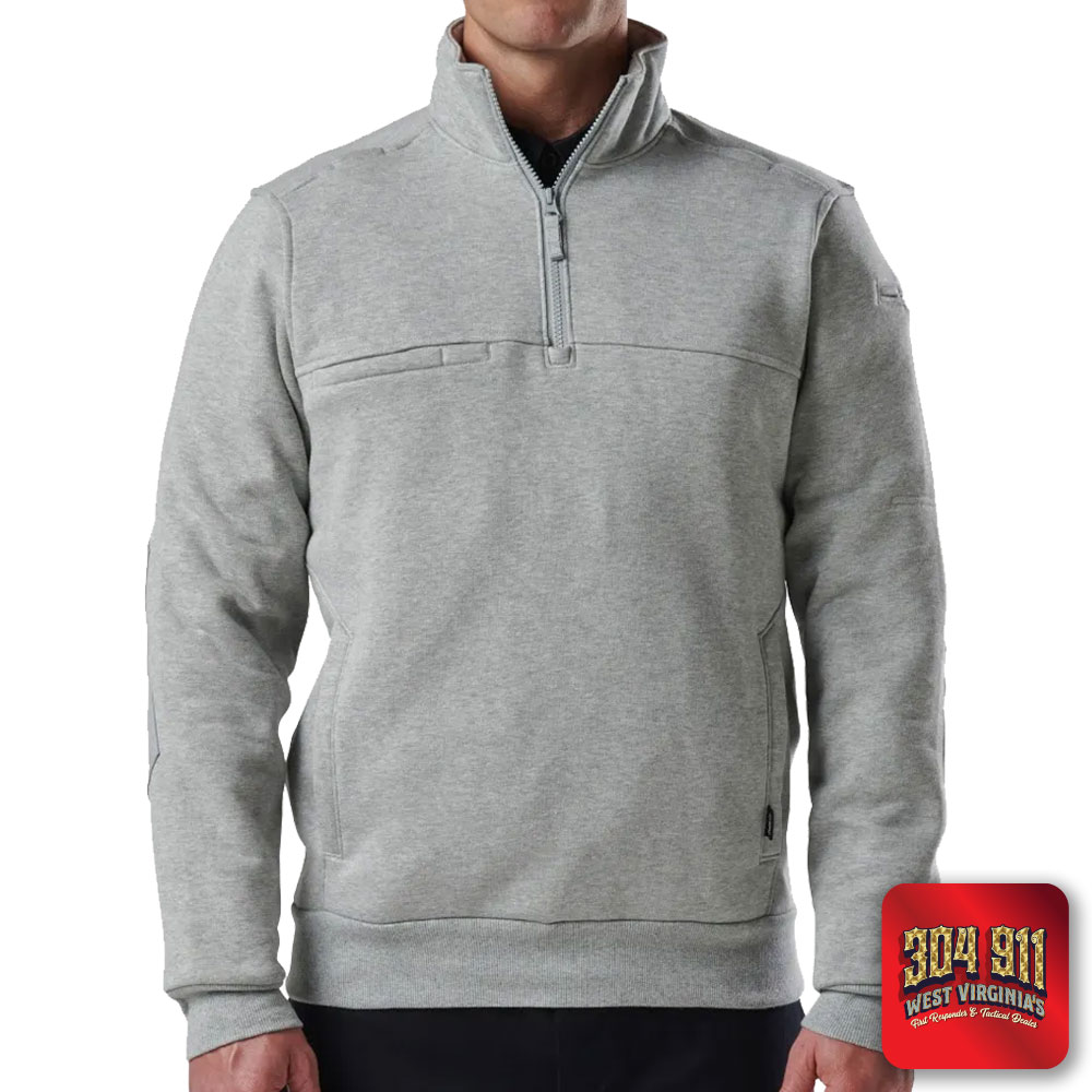 "BLANK" 5.11 JOB SHIRT 1/4 ZIP 2.0 (HEATHER GRAY)