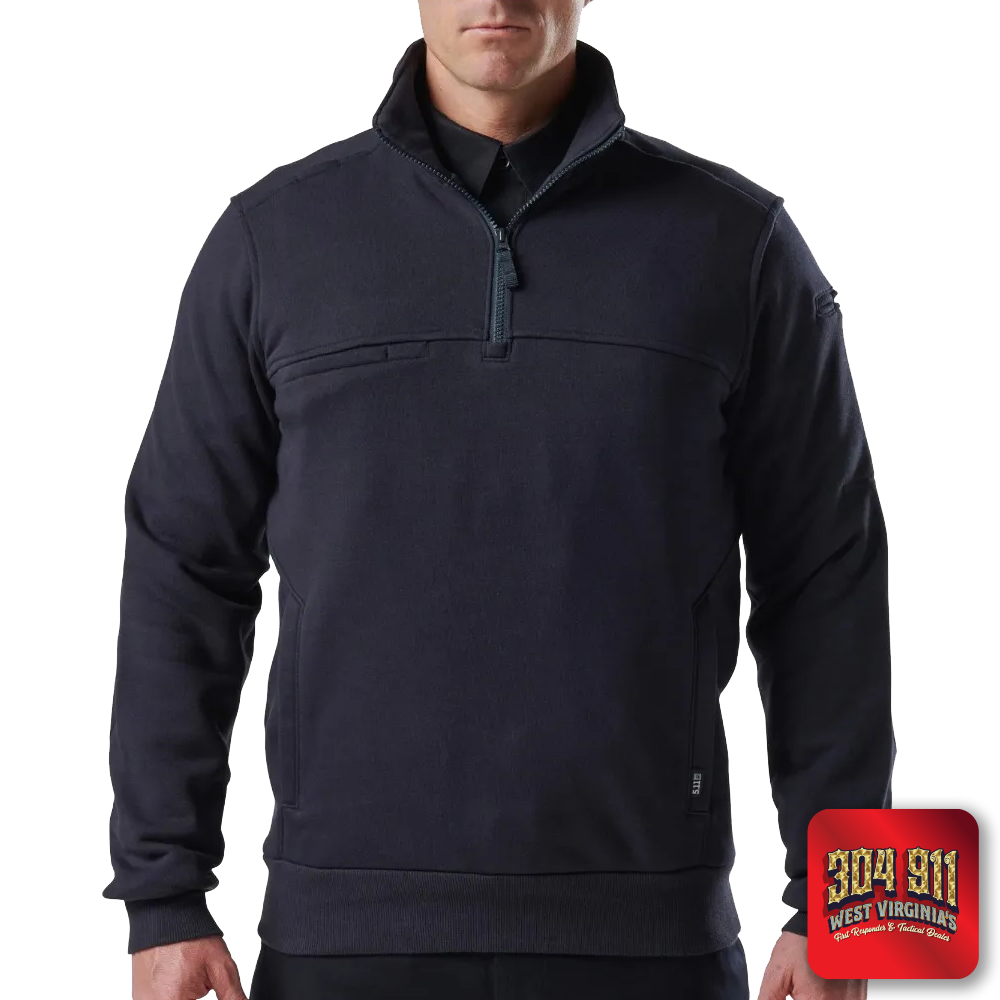 "BLANK" 5.11 JOB SHIRT 1/4 ZIP 2.0 (NAVY)