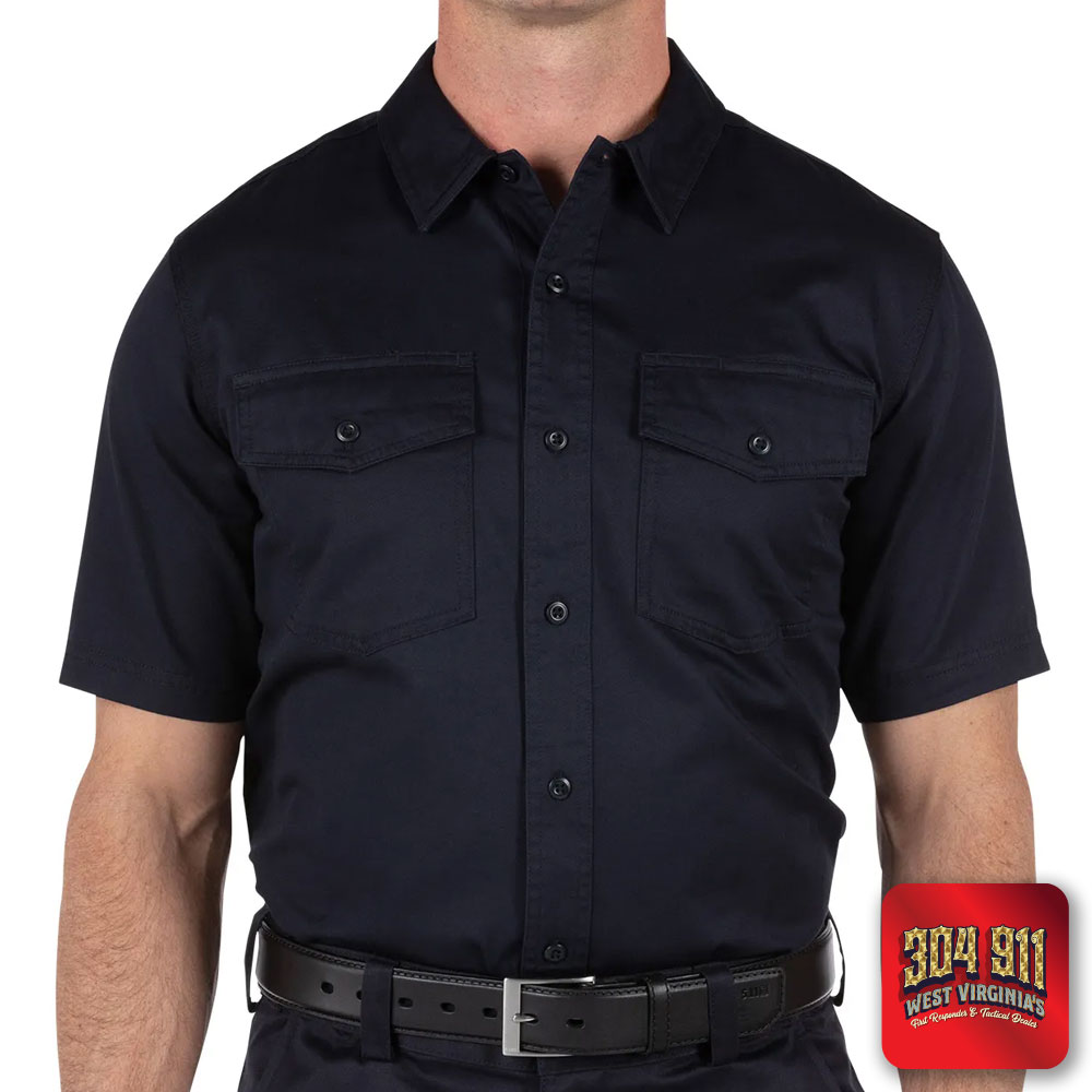 "BLANK" 5.11 - COMPANY SHORT SLEEVE SHIRT (NAVY)