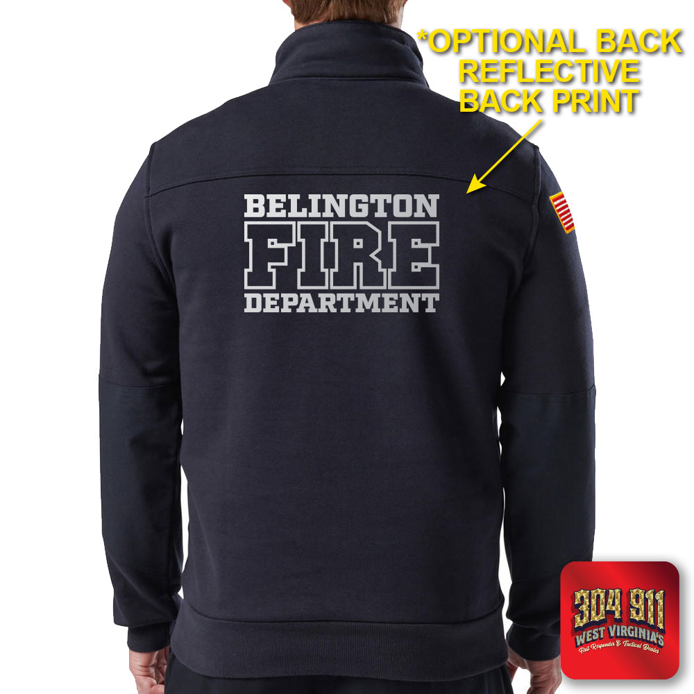 "BELINGTON VOL. FIRE DEPARTMENT" 5.11 JOB SHIRT 2.0 WITH CANVAS DETAILS