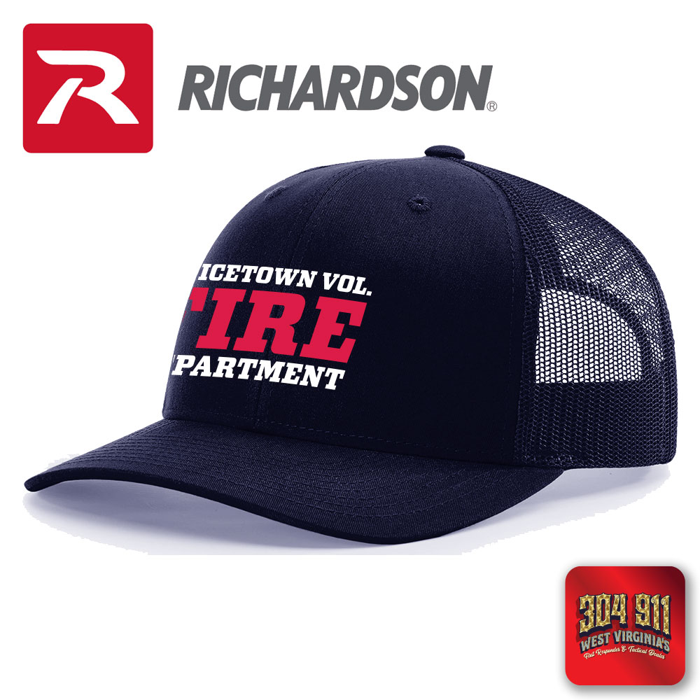 "PRICETOWN VOLUNTEER FIRE DEPARTMENT" NAVY RICHARDSON 112 | TRUCKER HAT