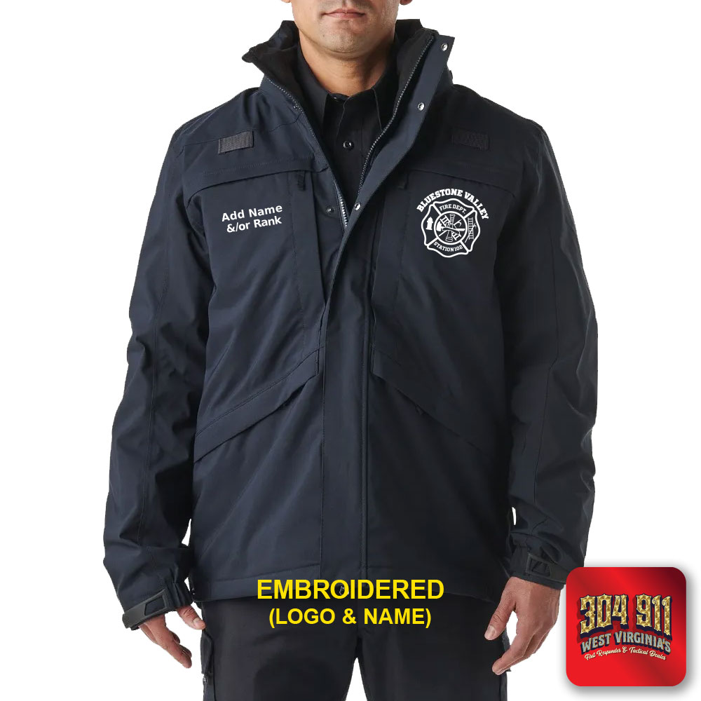 "BLUESTONE VALLEY VOL FIRE DEPT" 3-IN-1 PARKA 2.0 5.11 Tactical (DARK NAVY)