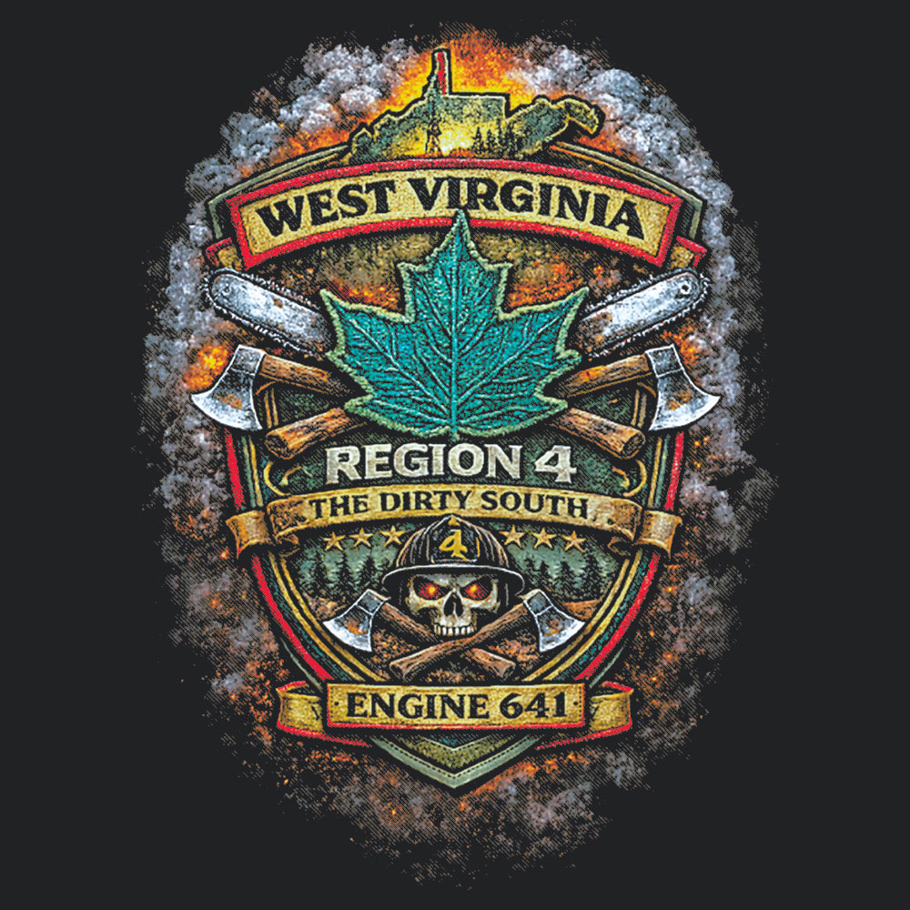 "MATOAKA ENGINE-641" SCREEN PRINT ON BLACK JERZEES® - NuBlend® Pullover Hooded Sweatshirt