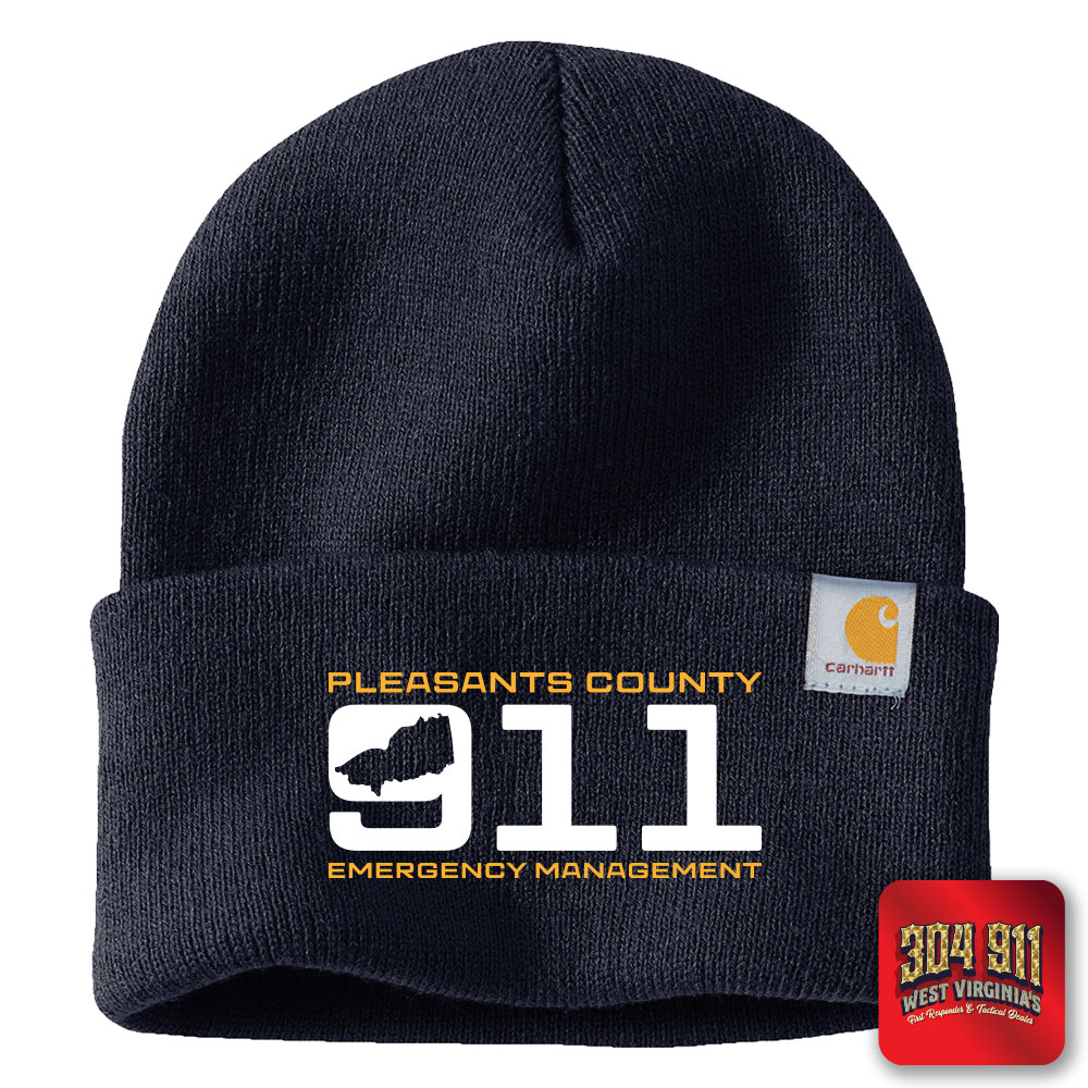 "PLEASANTS COUNTY 911" Carhartt® Watch Cap 2.0