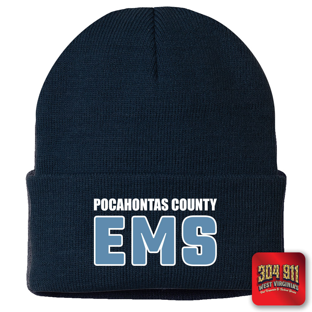 "POCAHONTAS COUNTY EMS" (NAVY) Port & Company® - Knit Cap