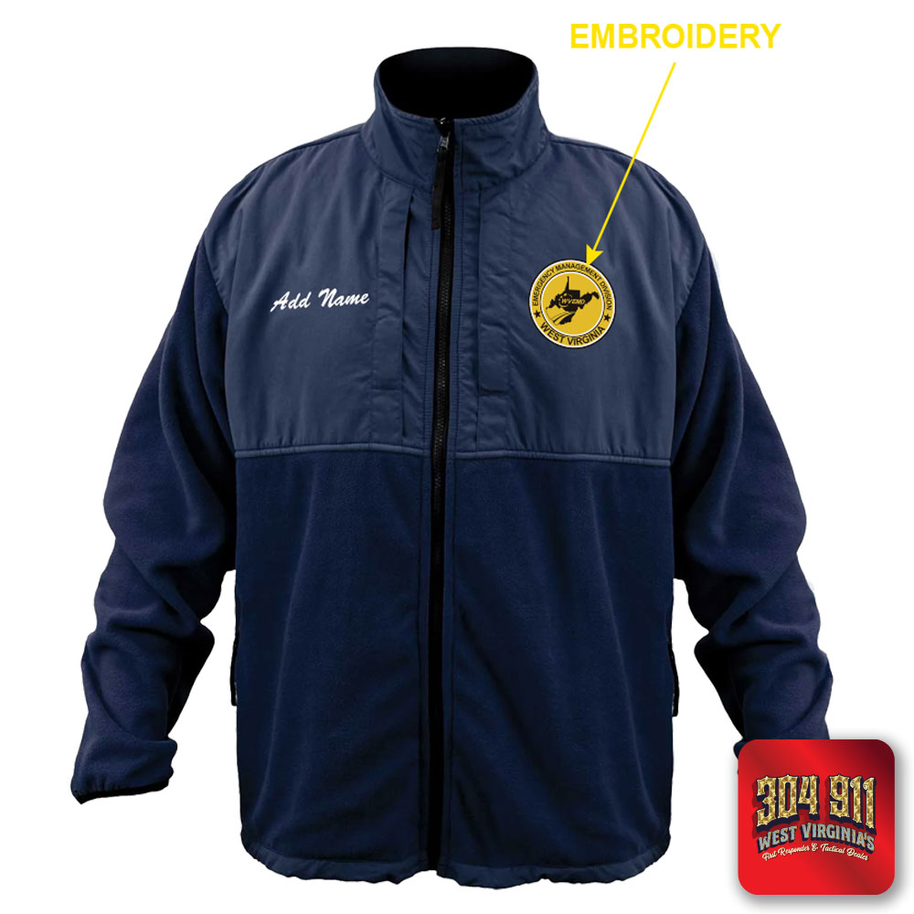 "WV EMERGENCY MANAGEMENT DIVISION" GAME - HIGH VIZ RESCUE JACKET PARKA (NAVY)