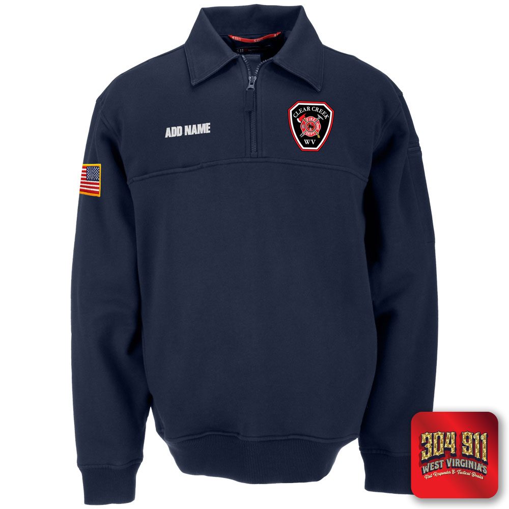 "CLEAR CREEK VOL FIRE DEPARTMENT" 5.11 JOB SHIRT 2.0 WITH CANVAS DETAILS