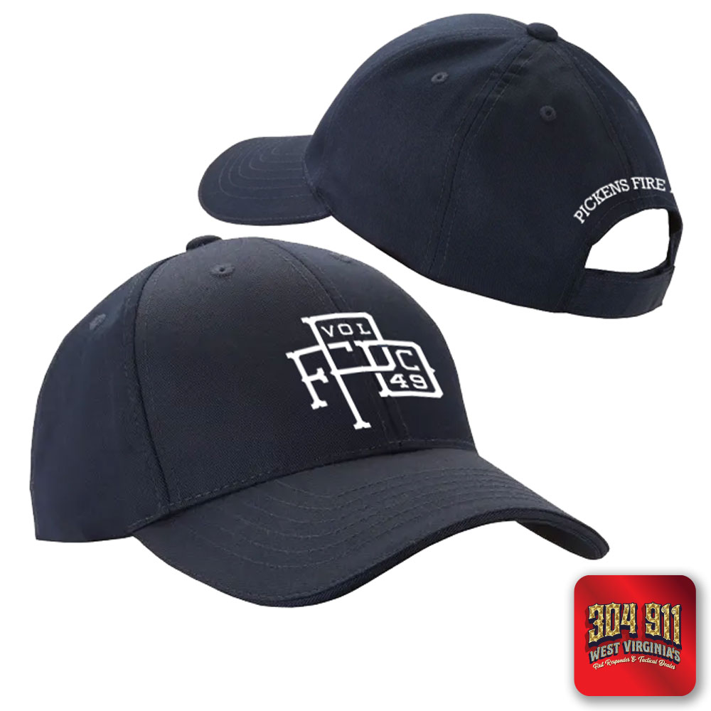 "PICKENS VOLUTEER FIRE DEPARTMENT" 5.11 ADJUSTABLE UNIFORM HAT