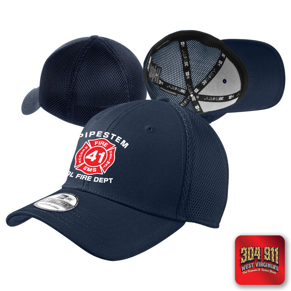 "PIPESTEM VOL FIRE DEPARTMENT" New Era® - Stretch Mesh Cap