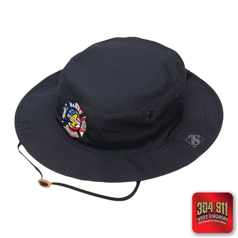 "BANKS DISTRICT VOLUNTEER FIRE DEPARTMENT" NAVY Gen-II Adjustable Boonie