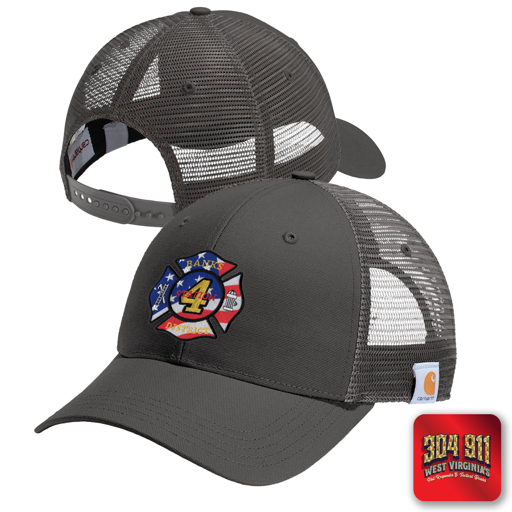 "BANKS DISTRICT FIRE DEPT" Carhartt ® Rugged Professional ™ Series Cap (GREY)