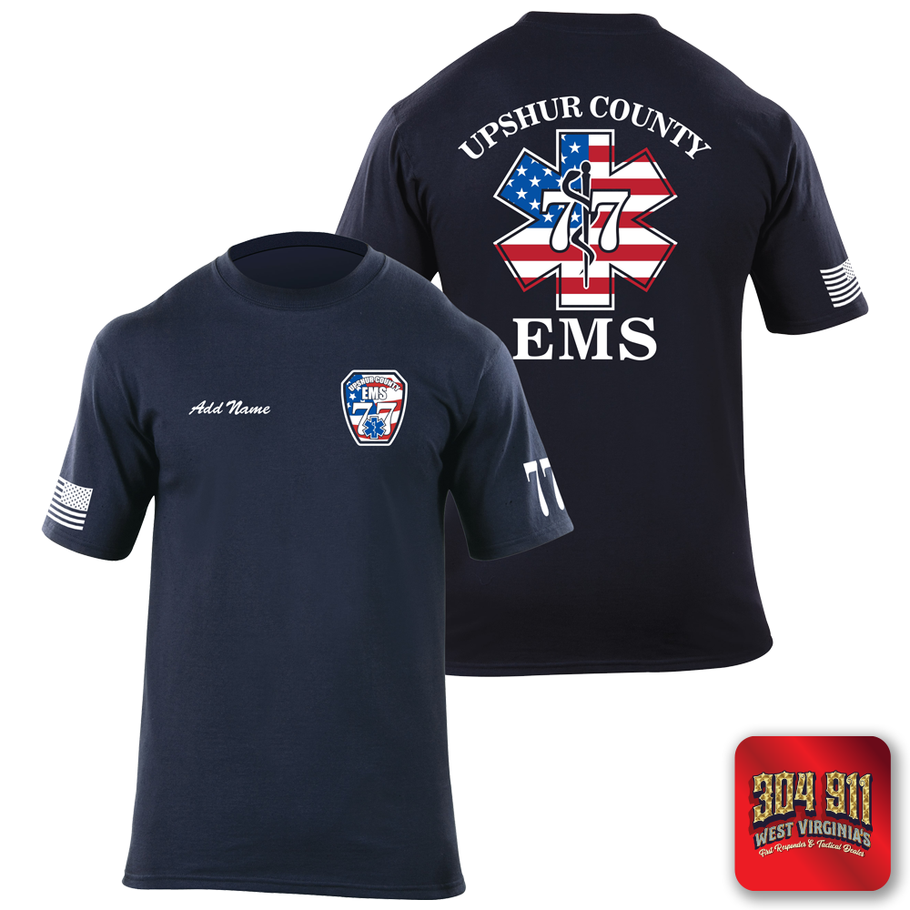 "UPSHUR COUNTY EMS" 5.11 STATION WEAR SHORT SLEEVE T-SHIRT