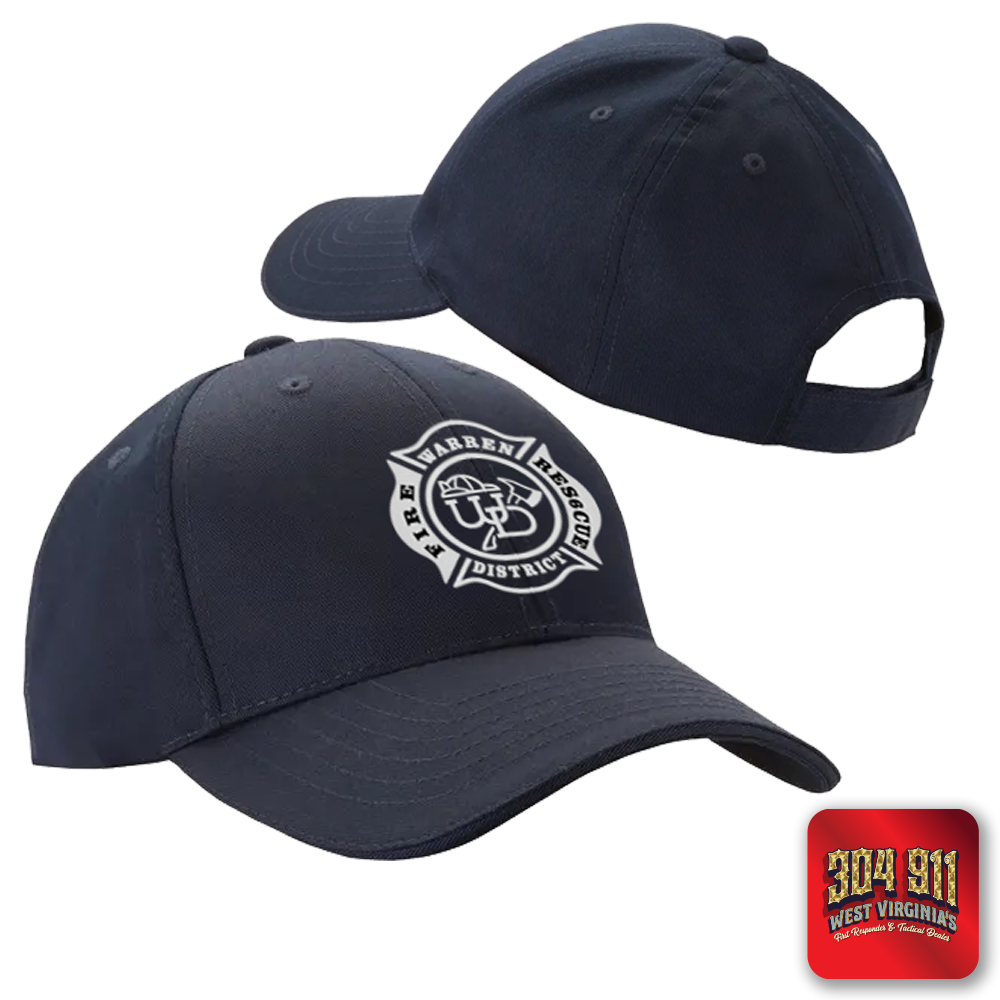 "WARREN DISTRICT FIRE DEPT" 5.11 ADJUSTABLE UNIFORM HAT
