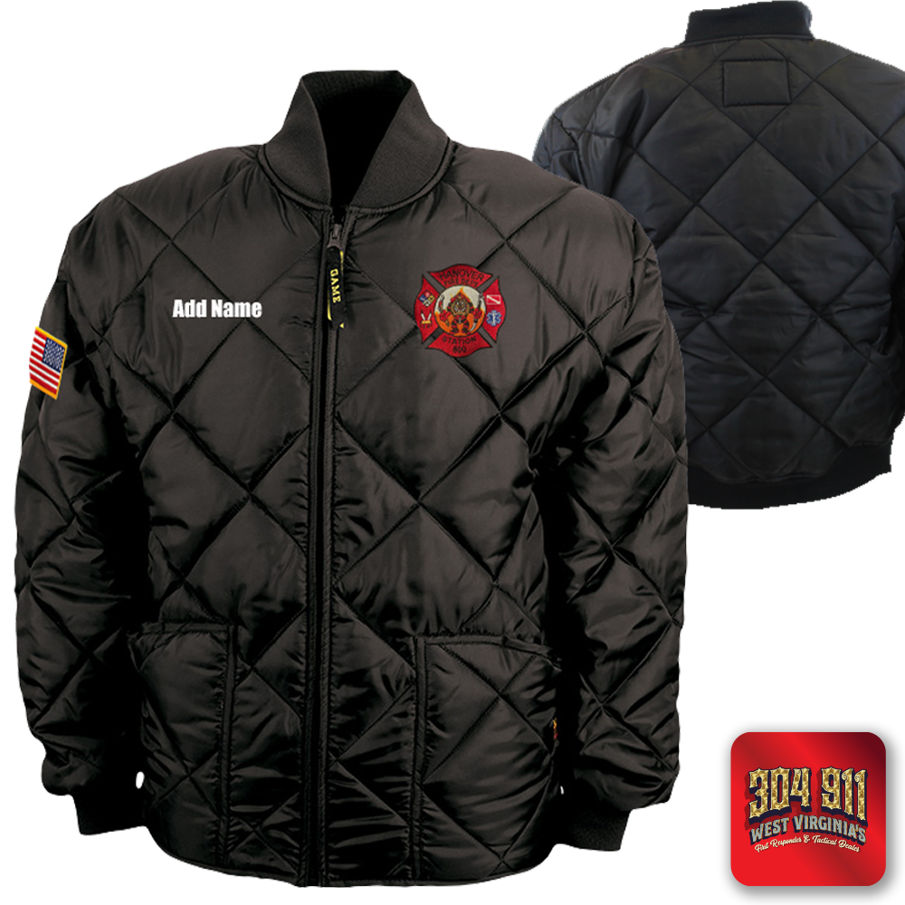 "HANOVER VOL FIRE DEPT" GAME - The Bravest Jacket (BLACK)