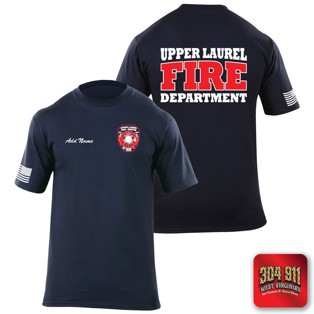 "UPPER LAUREL FIRE-RESCUE" 5.11 STATION WEAR SHORT SLEEVE T-SHIRT