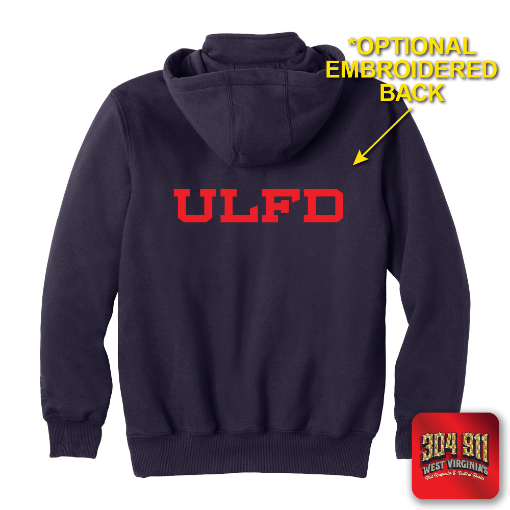 "UPPER LAUREL FIRE-RESCUE" NAVY - GAME - The Hooded Work Shirt