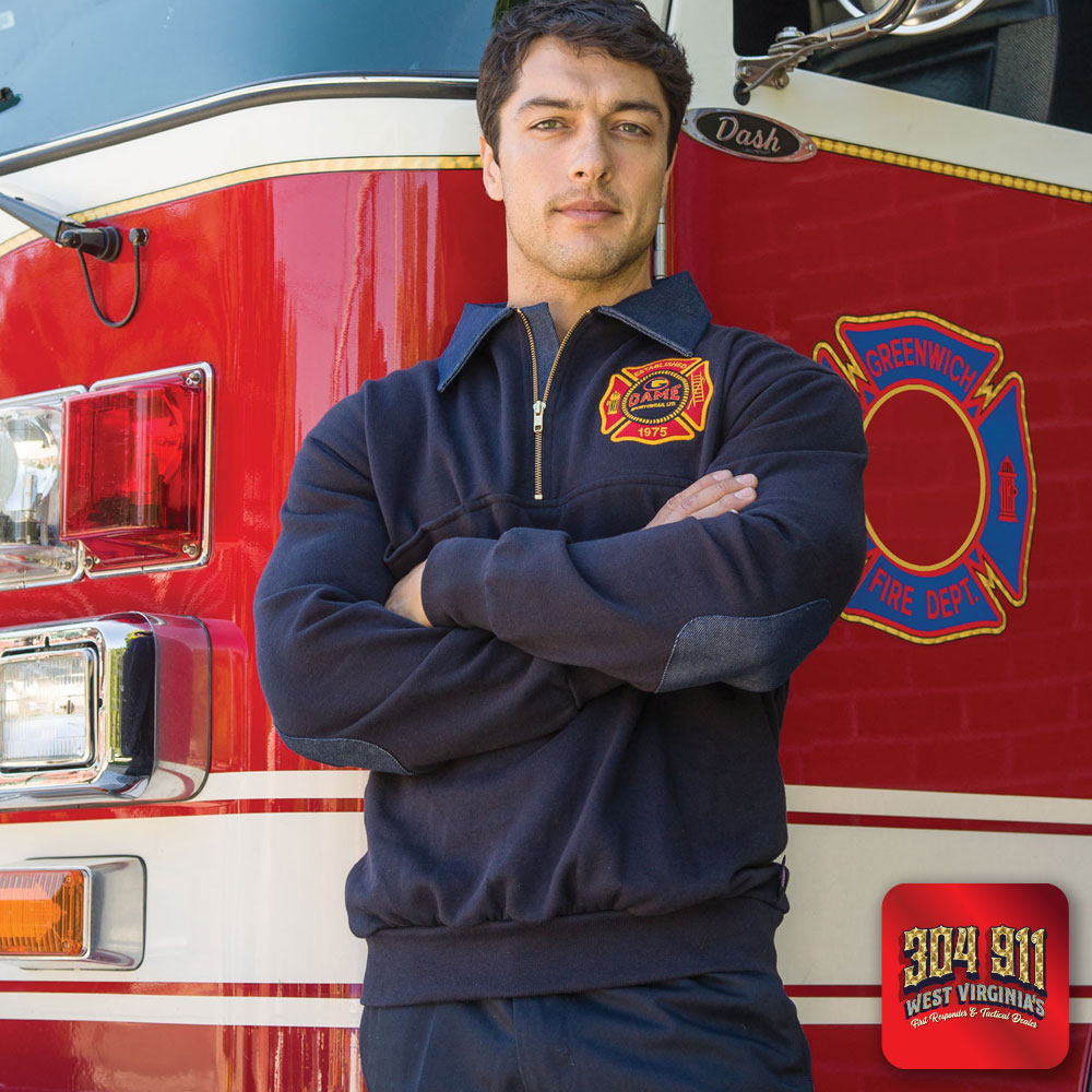 "JACKSON TRAIL RESCUE ENGINE 91" GAME - The OG-Firefighter's Job Shirt (NAVY) (USA MADE)