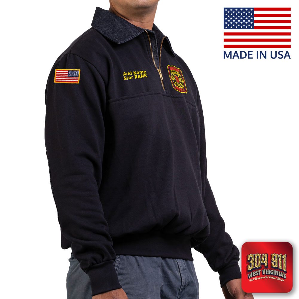 "DEKALB COUNTY FIRE STATION 18" GAME - The OG-Firefighter's Job Shirt (NAVY) (USA MADE)