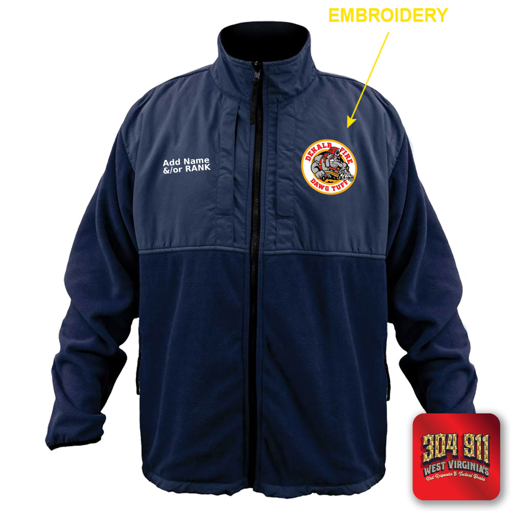 "DEKALB COUNTY STATION 8" GAME - HIGH VIZ RESCUE JACKET PARKA (NAVY)