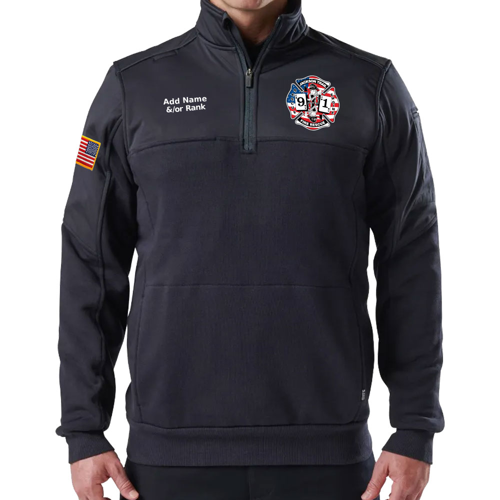 "JACKSON TRAIL RESCUE ENGINE 91" (NAVY) WATER-REPELLENT JOB SHIRT 2.0